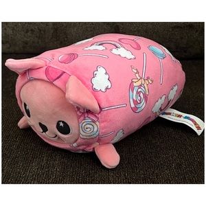 Moosh Moosh Pink Cat Plushie 8” Toy